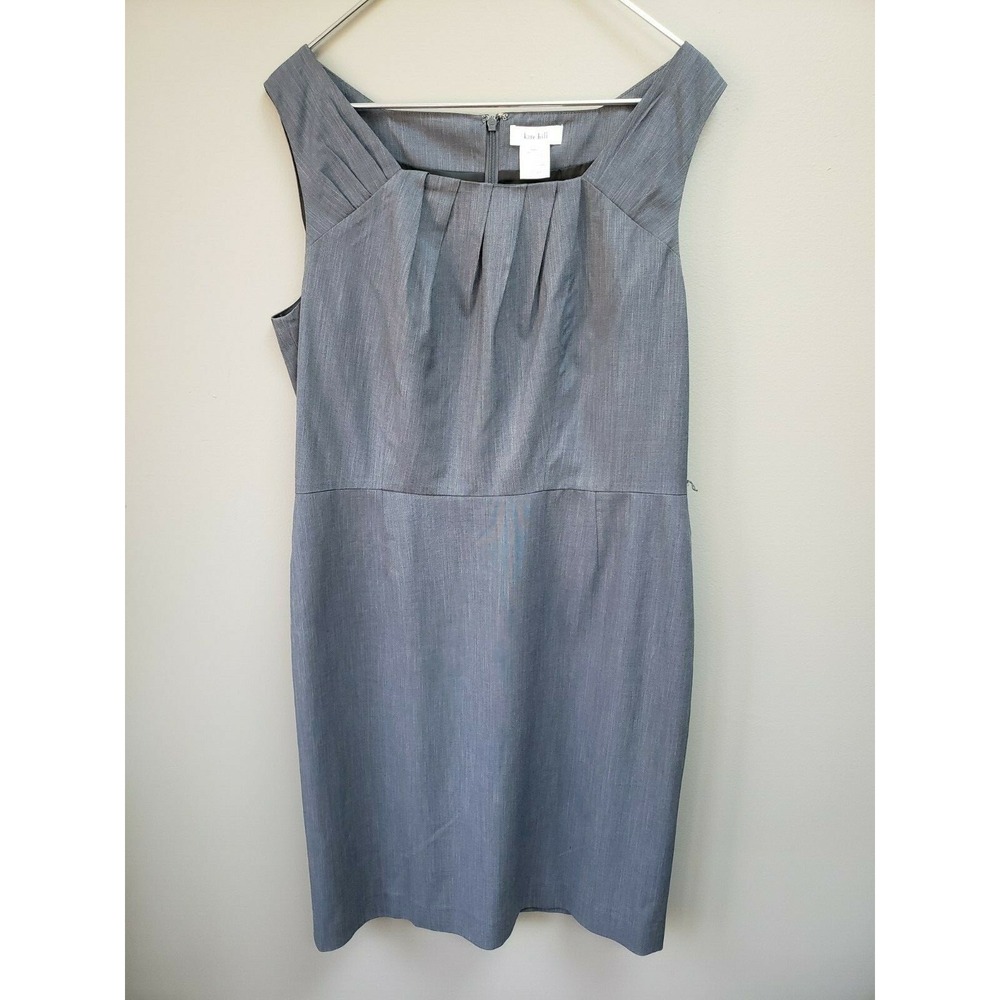 Kate Hill Gray Dress Jumper Tank Size 16